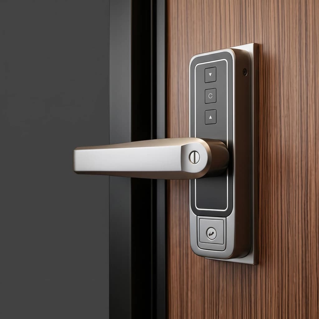 Testing smart lock connectivity on a smartphone